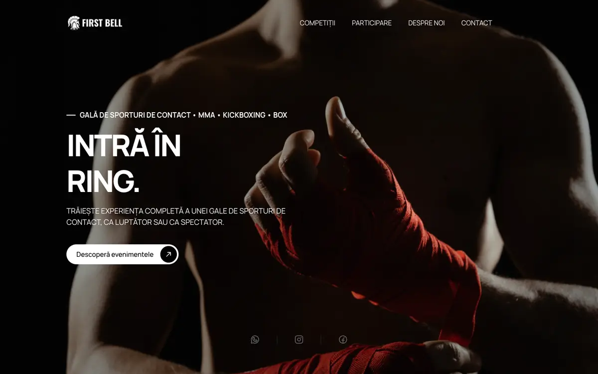 Site-ul firstbell.ro